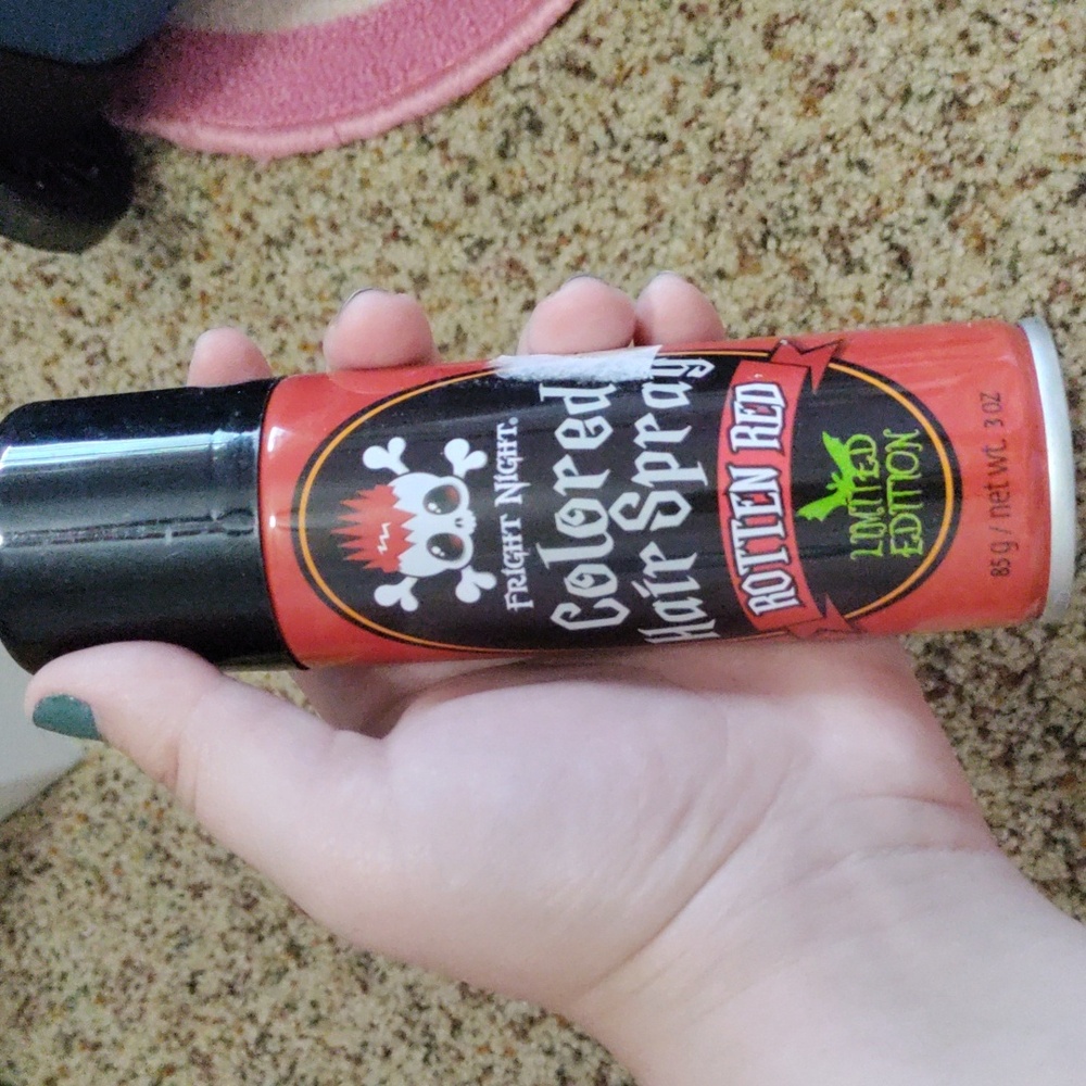 Spray-On Temporary Hair Dye